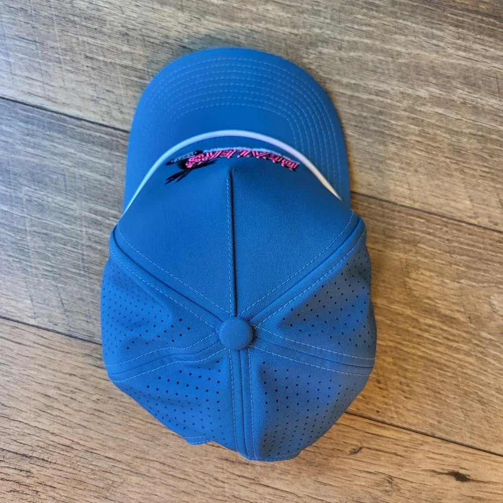 Pacific Headwear P424 Miami Dealers Blue Trucker Hat Rope Snapback Cap OS